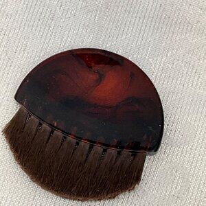 Vintage Compact Hair‎ & Beard Brush Clear Protective Case